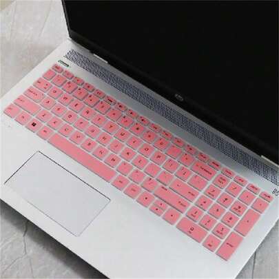 Funda de teclado de silicona impermeable para portátil HP Star Series de 15 pulgadas, diseño alegre, material de silicona suave, accesorio para portátil | Diseño alegre | Funda de teclado de portátil duradera
