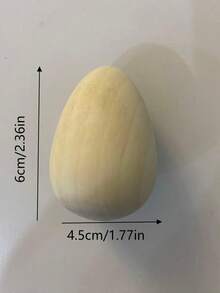 1 Piece Handmade Wooden DIY Sewing Egg, Mother's Day Gift, Easter Decorated Egg