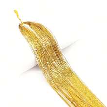 Hair Tinsel Kit, Fairy Tinsel Hair Extensions With Tool Holographic Hair Tinsel Heat Resistant Sparkling Hair Glitter For Christmas New Year Party - Multicolor - View 11