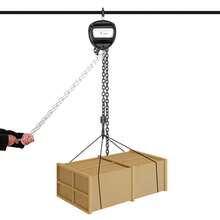 YUNRUX Hand Chain Hoist, 1T Chain Hoist, Manual Chain Hoist - 黑色 - 查看 1