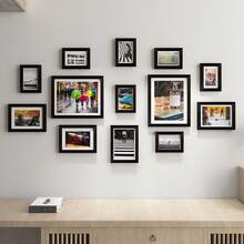 13-Piece Premium Photo Wall Frame Set, Collage Wall Display For Living Room & Bedroom, Includes Landscape Photos, No Drilling Required