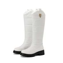 New Thick Sole Warm Winter Snow Boots For Women, Outdoor Sports Mid-Calf Shoes - White - View 19