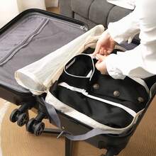 MERAX Hardshell ABS Luggage Set - Lightweight & Durable Suitcases With Dual Spinner Wheels, Carry-On & Check-In Sizes For Travel & Business - 粉紅色(6件套裝) - 查看 9