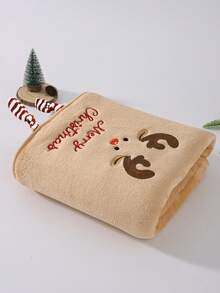 1 pezzo/2 pezzi Asciugamano natalizio in morbido pile di corallo con disegni di pupazzo di neve, renna, Babbo Natale, ad asciugatura rapida, senza pelucchi, adatto per sauna, super assorbente, leggero, asciugamano per ospiti, decorazione da bagno, regalo dell'Avvento, miglior regalo di Natale, dimensioni asciugamano 34*75, dimensioni asciugamano da bagno 70*140, asciugamani da doccia per salone di bellezza, hotel, sport, articoli essenziali per la casa, asciugamano, cura della pelle