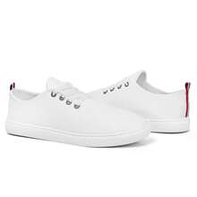 Men's Casual Sneakers, Easy To Slip On, Flat Stitched Sole, New Year-End Release, Cheapest In Brazil - Blanco - Ver 5