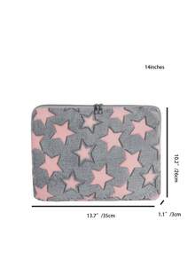 1件装学生笔记本电脑保护套，适用于11英寸/13英寸/15英寸笔记本电脑，星空印花毛绒休闲男女通用保护套，兼容Macbook、HP、ASUS等品牌，适合女生、青少年、男生、大学生使用。另有9-15英寸平板电脑保护套，防震设计，适用于iPad Air 4/5/Pro等机型，防水旅行必备。 - 灰色 - 查看 10