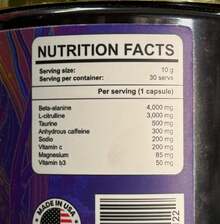 GAT Óxido Mafia 30 Servicios para mejor energía en tus entrenamientos - Psyko Pump 30 servicios - Ver 3