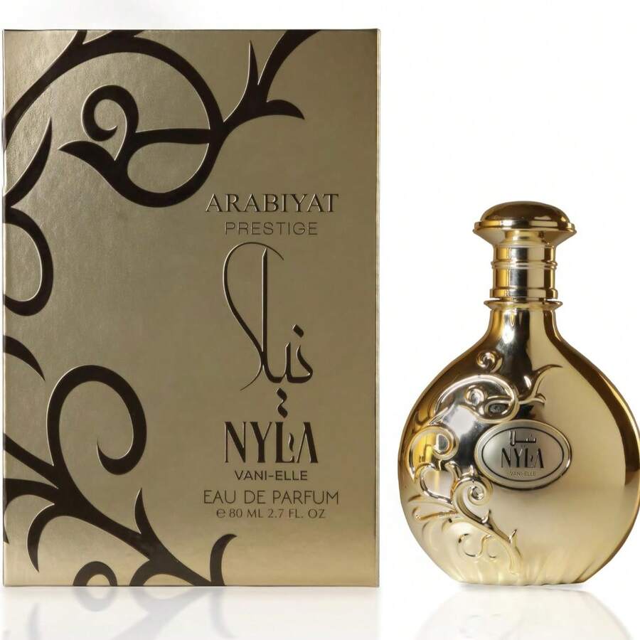 Nyla-Elle Perfume Spray- Neutral EDP Perfume - 2.7 Oz (80ml) - Contains Vanilla And Jasmine - ARABIYAT Luxury Perfume - Lasting Fragrance - Ideal Christmas Gift - Fresh - View 1