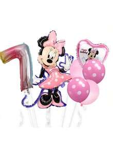 Mouse Theme Party Balloon Set  Birthday Party Balloon Combination Set Suitable For Holiday Celebration Event Decoration Supplies Background Wall Decoration Balloon Props - Multicolor - View 8