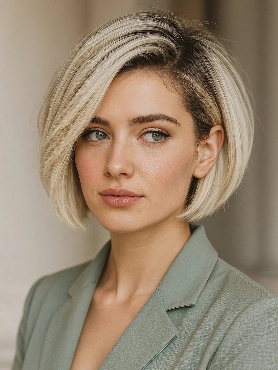Heat Resistant Chemical Fiber Wigs Daily Wear Women Wigs Sweet Cute Wigs Prom Party Wigs Natural Hair - 白色 - 查看 1