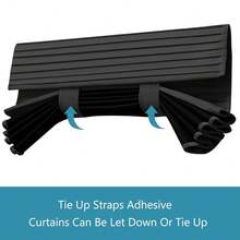Muamar French Door Curtains Privacy Door Blind, Front Door Window Curtain, Venetian Blinds Style Door Window Cover, 1 Panel (Black, W25" X L40"),25inchWx40inchL(Packof1),Black - 黑色的 - 查看 4