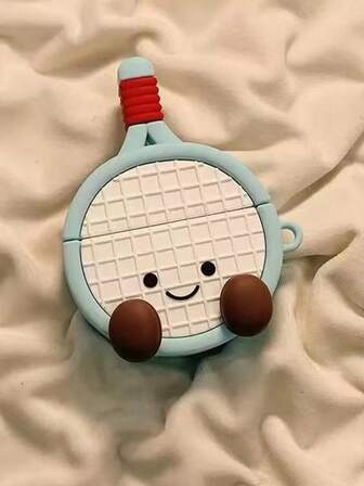 Estuche para auriculares con diseño de raqueta de tenis - Funda deportiva y estética para auriculares inalámbricos 1/2/3/4/Pro/Pro 2, idea de regalo única