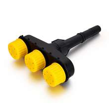 3 Head Garden Hose Sprayer Nozzl - Yellow - View 11