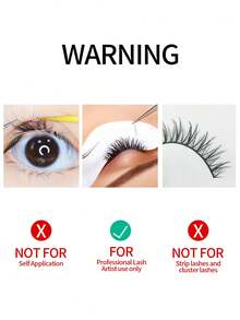 1pc Professional Eyelash Extension Glue, Super Holding, Waterproof, Low Allergy, 1 Second Quick Drying, Low Smoke, Extend Lashes, Professional Eyelash Extension Glue, Lasts Over 7 Weeks, Suitable For Semi-Permanent Extension/Professional Eyelash Products, For Eyelashes (10ml Black)