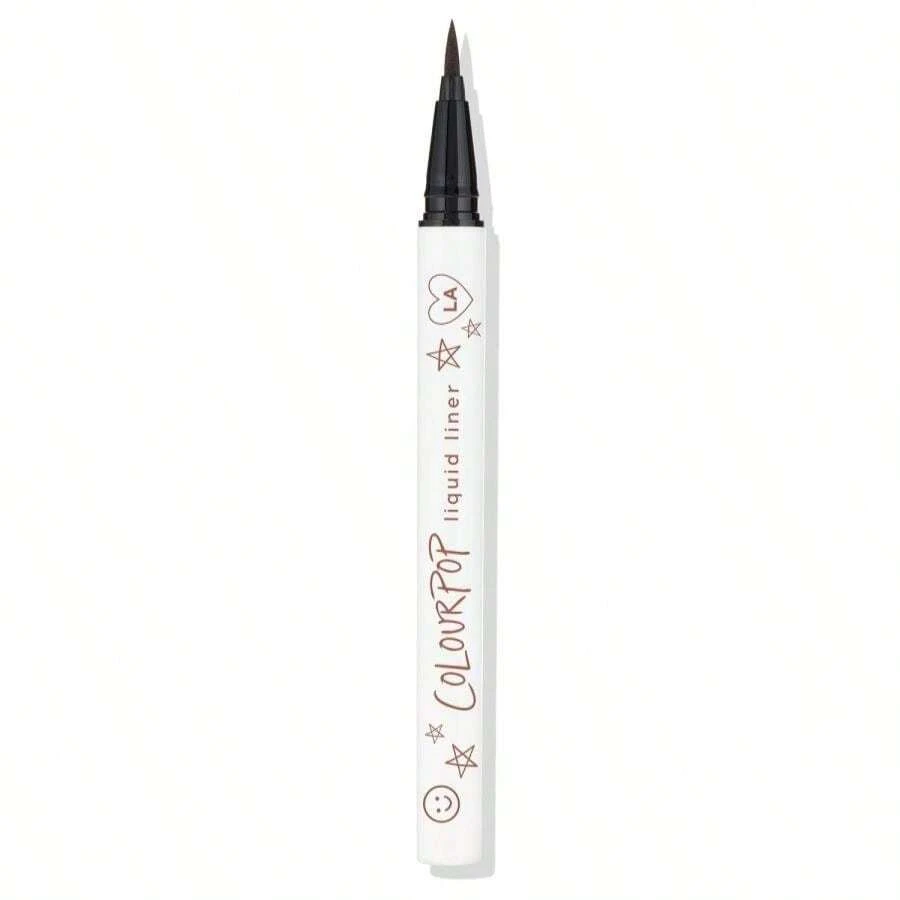 ColourPop BFF 液体眼线笔 - 精准毡尖液体眼线笔 - 高显色度可叠加彩色眼线笔，防晕染配方 - Numero Uno (0.2盎司)，旅行装，旅行必备，情人节礼物，平价，旅行化妆刷，女士礼物，化妆师，专业全套化妆工具 - ColorD - 查看 1