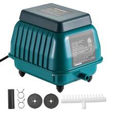 Linear Air Pump, 1110 GPH Air Flow, Septic Aerator Pump, Aeration System For 10 Ft Deep Ponds, Fit For Septic Tanks, Aquariums, Waste Treatment, Seafood Restaurants, Fish Farms, Hydroponics - 55W 60LPM - View 8