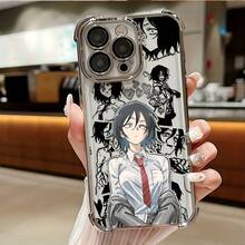Akira Asai Call Of The NightS Sexy Manga Design Phone Case Suitable For  17 16e 16 15 14 13 12 11 Mini Pro Max Air X XR XSMAX 8 7 Plus Anti Fall Transparent Soft Back Cover, Manga Artwork, Stylish Phone Accessory, Durable Material,  Users, Manga Lovers - Màu hỗn hợp 1-2781 - Xem 5