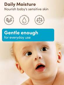 Aveeno 婴儿日常保湿身体乳，乳液质地，轻盈易吸收，不油腻，天然植物配方，日常保湿，舒缓滋养，持久保湿，韩妆，韩国彩妆，354毫升/11.97液体盎司。