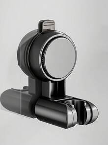 360° Rotating Adjustable Shower Head Holder, Strong Adhesive Wall Mount, No Drilling Required, Waterproof, Suitable For Bathroom, Home, Apartment, Back-To-School Essential - Wall-mounted Rain Shower Rack - View 9