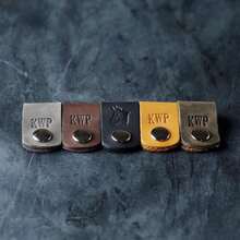 Ox &Amp; Pine Handmade Personalized Leather Cord Wraps For Headphones (Dark Brown, Rustic Brown, Saddle Tan, Rustic Gray, Or Black) Fits Cords Up To 75 D (Rustic Brown) - ColorD - View 7