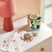 Fruit And Vegetable Interactive Plush Cube With Rabbit Rattle - Cloud Island ™ - 1 - Xem 2