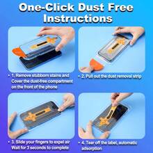 MALUUBA (10pcs) 5pcs Camera Lens Protector + 5pcs Dust-Free Tempered Glass Screen Protector Compatible With IPhone 17/17 Air/17 Pro/17 Pro Max, Anti-Peeping Screen Protection Essentials, Applicable To Daily Shield, Office, Home Daily Shield Office Home Phone Screen Protector Phone Accessories Waterproof Shockproof Anti-Fall Scratch Resistant - 2pcs HD - View 7