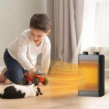 Calentador Electrico para Hogar de 1500W, Calentador de Cerámica Portátil, Protección Contra Sobrecalentamiento y Vuelco, para Casa, Oficina, Baño - Mecánica - Ver 8