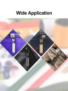 5pcs Zipper Slider Puller, Instant Zipper Repair Kit, Zipper Slider Replacement For Jacket Backpacks, Sewing Supplies