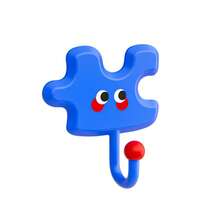 Dopamin Puzzle Haken: Starke Tragfähigkeit, ohne Bohren, multifunktionaler selbstklebender wandmontierter Türhaken für Badezimmer und Zuhause - keine Spuren, wasserdicht und rostbeständig, platzsparende Organisation im Eingangsbereich, Küche, Waschküche, Kleiderschrank, vielseitiger Halter für Handtücher, Bademäntel, Schlüssel, Tassen, Kabel und kleine Accessoires, modernes minimalistisches Design, hochwertiger Klebstoff, einfache Installation, Kunststoff- und Metallkonstruktion - Verschiedenfarbig - Übersicht 5