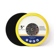 2 almohadillas para orejas de respaldo de gancho y bucle de 3 pulgadas de 5/16 a 24 hilos, almohadilla de lijado angular, accesorios de pulido de lijado - 3''-2 piezas - Ver 6