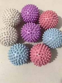 Set Bola Pengering Pakaian yang Dapat Digunakan Kembali (2 buah) - Menghilangkan Rambut, Melembutkan Pakaian, Mencegah Kusut, Mengurangi Kerutan, Tidak Membutuhkan Listrik, Aksesoris Cucian, Bola Pengering Pakaian Ekstra Besar, Bola Mesin Cuci, Bola Pengering Pakaian, Kertas Pengering - MultiWarna - View 7