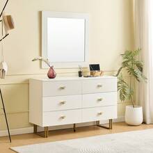Vanities & Vanity Benches - White + MDF-5 - View 2