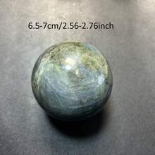 CrystalHola Natural Labradorite Sphere - Healing Gemstone Ball For Fengshui, Divination & Home Decor