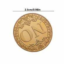 YES/NO Decision Coin, 3D Lucky Coin, Divination Coin, Suitable As Gift For New Year, Valentine's Day, Eid, Easter, Birthday Party - Multicolor - View 4