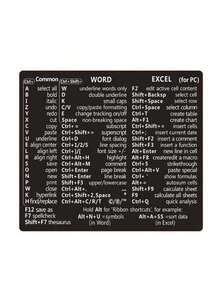Synerlogic Word/Excel Windows Shortcut Sticker |   Reference Guide Keyboard Shortcut Sticker |   Work From Home Essentials |   Excel Shortcuts Cheat Sheet Laminated & No-Residue Back-To-School Season Back To School - Nhiều màu - Xem 8