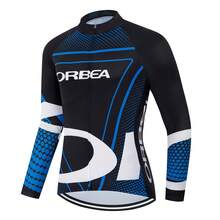 Team Spring /Autumn Cycling Jersey Long Sleeves Men MTB Bicycle Shirt Team Bike Wear Summer Outdoor Quick Dry Clothes Sportswear