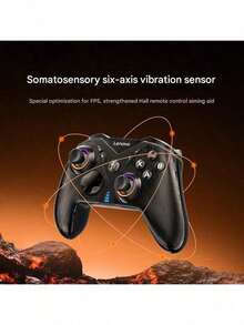 Lenovo Pengendali Gaming S05 All-Hall: Desain anti-drift ganda untuk joystick dan pemicu, laju polling 1000Hz, sumbu mekanis yang dapat diganti dengan lapisan nano, lapisan anti-keringat, kompatibel dengan PC, PS, Switch, dan perangkat seluler. - Putih Mulia - View 6