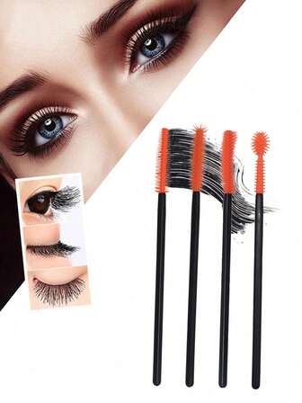 Eyelash Eyebrow Makeup Tools 5pcs Beauty Eye Makeup Makeup Aids Silicone Mascara Brush Eyeliner Eyeshadow Lying Silkworm Assist Baffle Easy To Clean Reusable Portable Easy To Use,Cheap,Stocking Stuffers,Makeup,Makeup Tools,Cheap Stuff,Gifts,Gifts For Women,Christmas Gifts
