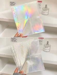 1/2/4格激光相册，A5六孔照片卡夹，透明页面保护套相册，偶像名牌套装，返校季，学习用品