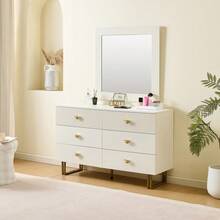 Vanities & Vanity Benches - White + MDF-5 - View 1