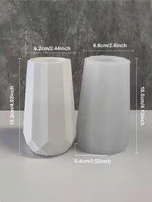 Khuôn silicon 3D hình bình hoa/hoa - Hình dạng bất đối xứng/hình bầu dục, chi tiết ruy băng satin, các cạnh lõm mịn, silicon dẻo chống dính | Có thể tái sử dụng, dễ dàng tháo khuôn, chịu nhiệt | Thích hợp cho các sản phẩm DIY từ nhựa epoxy, bê tông, thạch cao, nến và xà phòng | Lý tưởng để làm đồ trang trí hoa trang nhã cho nhà cửa, giá trưng bày trang sức và phụ kiện thủ công. - trắng - Xem 6