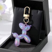 1pc Bling Kawaii Cartoon Animal Couple Keychains Key Ring For Women Men New Colorful Cute Pet Bag Car Holder  Box Jewelry - 彩色 - 查看 11