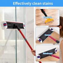 6 Pack Mop Replacement Pads Compatible With O Cedar H2pro Flat Mop System, Microfiber Mop Pads Replacements For O Cedar H2pro,Washable And Reusable H2pro Mop Refills For Hard Floor Deep Cleaning - 白色 - 查看 7