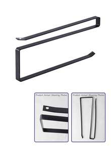 1个纸巾架，厨房纸巾架，锡箔/保鲜膜分配器，免打孔壁挂式收纳架，适用于厨房、浴室、杂物间 - 彩色 - 查看 12