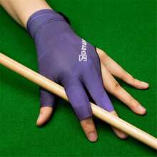 3 Pairs Of Three-Finger Left-Hand Billiard Gloves - Breathable And Anti-Slip, Suitable For Snooker And Billiards - Red/Blue/Black. - 3pcs-black Red Blue - View 3