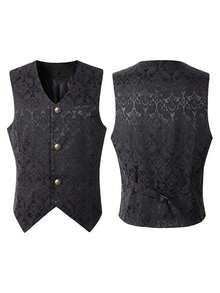 Men Cosplay Clothing - Black - View 4