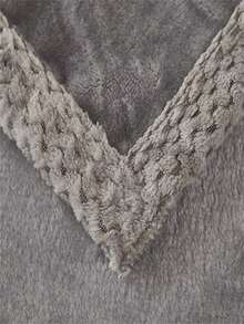 1 einfarbige Milchvelvet-Decke, weiche Polyesterdecke mit leichtem Luxusstil, modisch, einfach, bequem und weich, multifunktionale warme Überwurfdecke, geeignet für Schlafzimmer, Wohnzimmer, Sofa, Camping, Büro und Reisen, Raum- und Schlafzimmerdekoration, maschinenwaschbar, leicht zu pflegen, geeignet für alle Jahreszeiten - Hellgrau - Übersicht 7