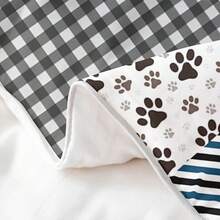 % Cotton Pink Dachshund Comforter Cover, Flower Floral Bedding Set, Kawaii Sausage Dog Duvet Cover, Lovely Puppy Quilt Cover, Soft Comfy, Dachshund Bedding - 黑色 白色 灰色 - 查看 5