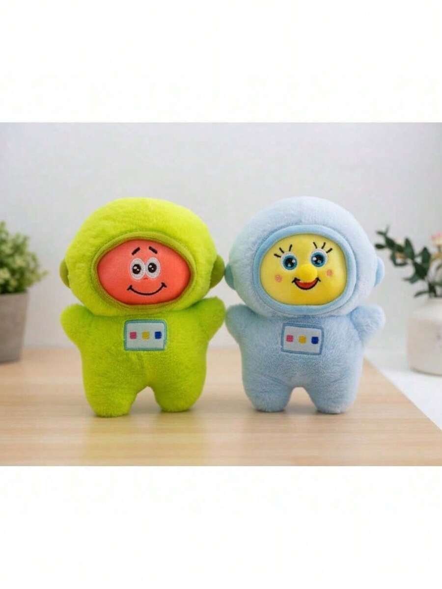 Peluche astronauta kawaii 20 cm | 2 modelos suaves y sonrientes | Regalo ideal para niños y bebés. - Azul - Ver 1