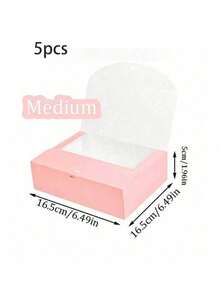 10个装迷你粉色礼盒，伴郎邀请礼盒，奢华粉色丝带婚礼礼盒，生日礼盒，派对礼盒，礼品盒，伴娘礼盒，毕业礼物，情人节礼盒